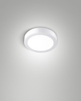 LED Deckenleuchte Weiß Aluminium IP54 2700/3000/4000 K B:15 Cm Rund Garten