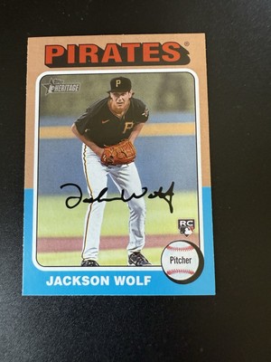 Jackson Wolf - ROOKIE - Pittsburgh Pirates - 2024 Topps Heritage - #216