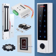 HOMSECUR Weatherproof WIFI Fingerprint RFID Access Control Set Lock APP Unlock
