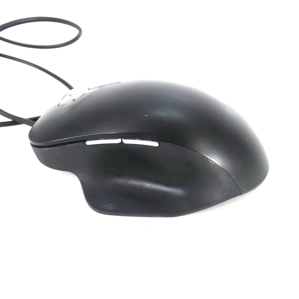 Microsoft USB Wired Mouse Ergonomic Design Tested Working Black - Image 4 of 4