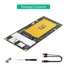 M.2 Networking Adapter M.2 B Key NGFF Module to Type C Adapter with Card Slot