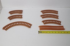 Thomas and Friends Brown Trackmaster Tracks Lot Of 7 Pieces