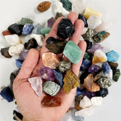Natural Crystal Quartz Mineral Specimen Amethyst Rose Quartz Mixed Rough Rock St