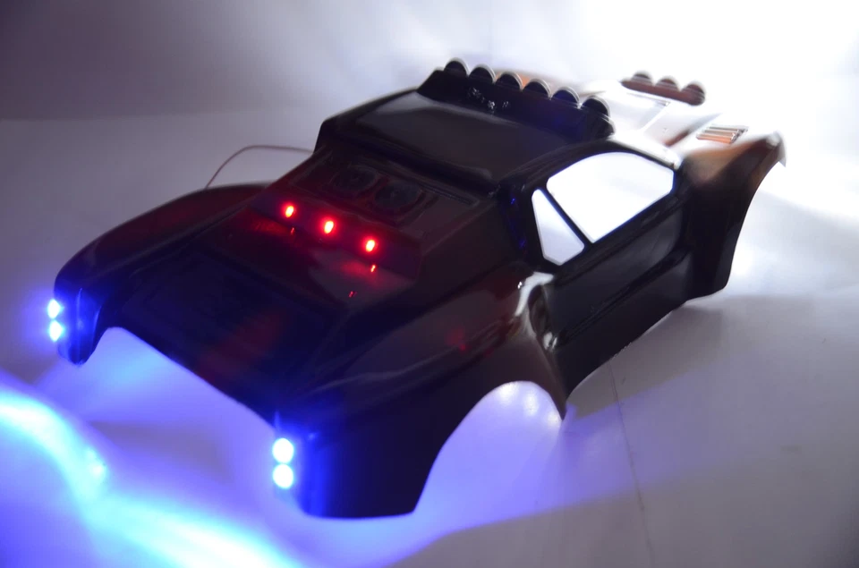 RC LED Light Kit for Traxxas SC Slash-Universal lighting package Very Brigh t#31 - Image 4 of 4