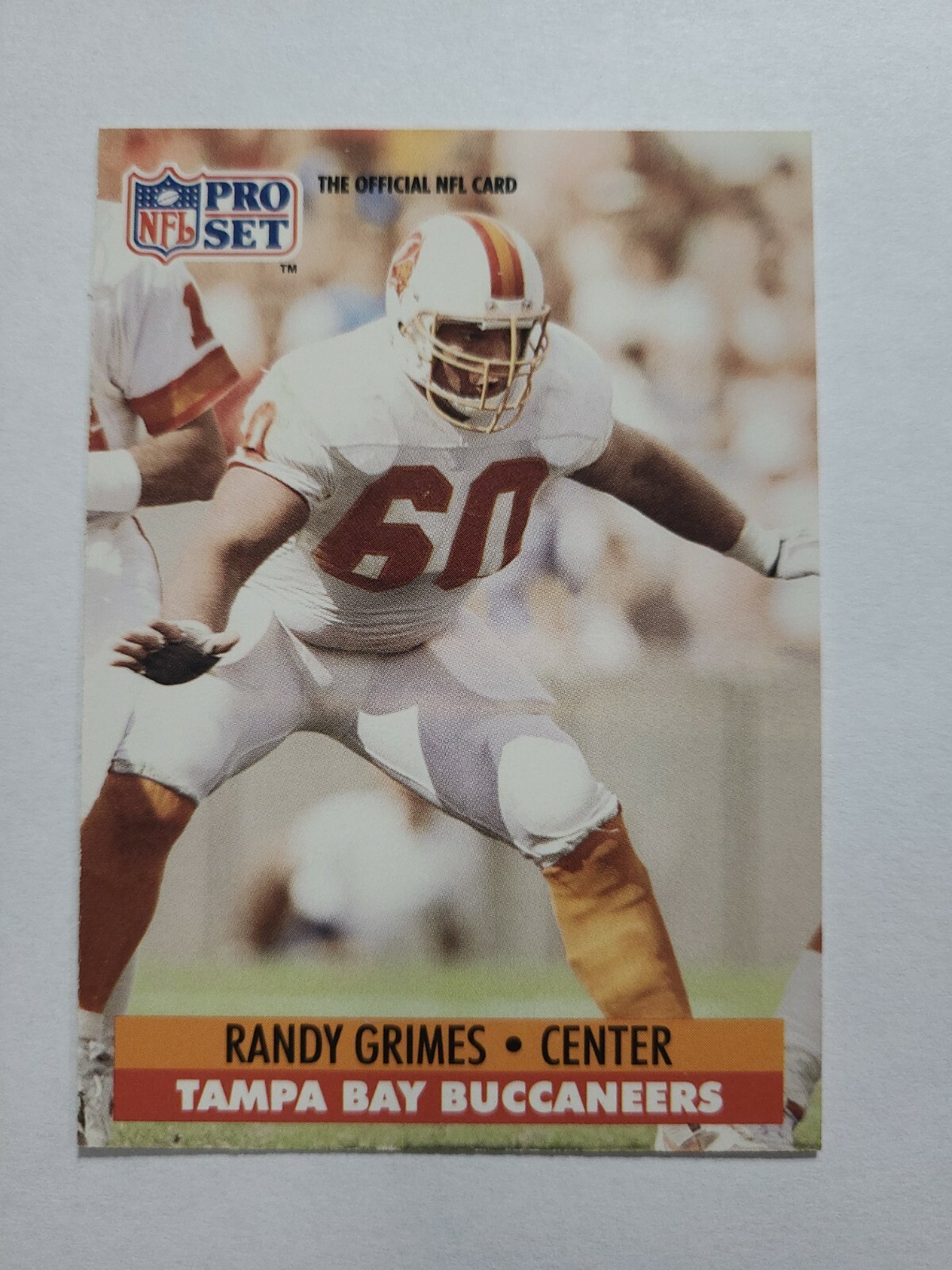 RANDY GRIMES 1991 PRO SET FOOTBALL CARD # 309 E7880