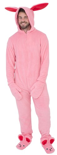 Unisex A Christmas Story Bunny Union Pajama Replica Halloween Cosplay Costume - Picture 10 of 12