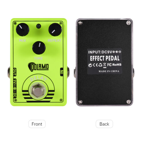 Dolamo D-14 Verzögerung Effektpedal für Gitarre True Bypass Mix Wiederholungszeit steuert T5P9 - Bild 8 von 8