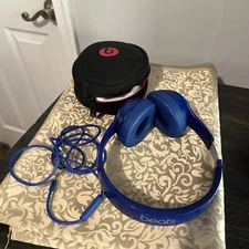 Beats By Dre Solo Model B0518 Blue Headphone