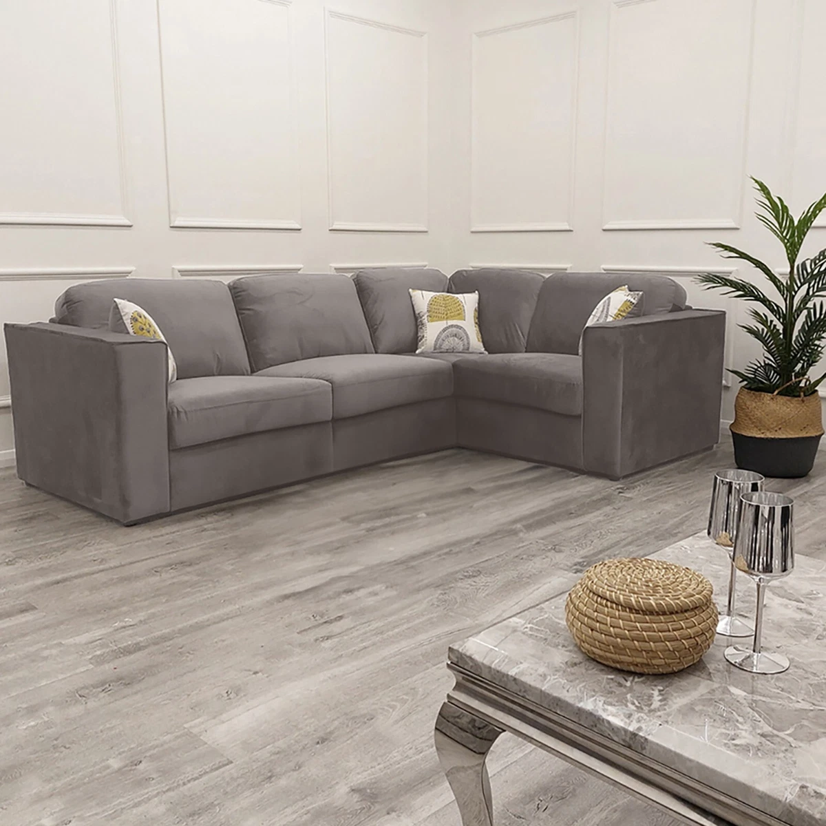 Sectional couches light sale grey