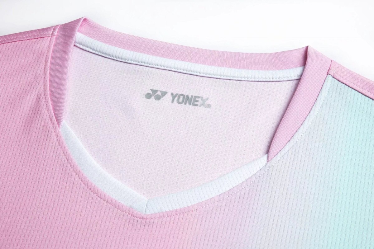 Yonex 2022 Game Wear Couple T-Shirt (Green-Pink) Tennis Badminton