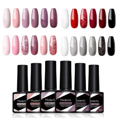 MADENIA Gel Nagellack Set Uv Farbwechsel Gel Nagellack Set Thermo Shellac Gell