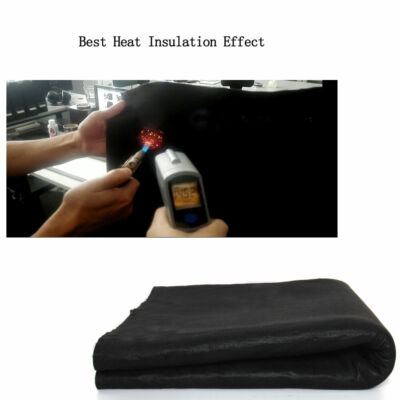Large 4' x 6' x 3mm Welding Blanket Plumbing Shield Heat Slag Carbon Fiber Cloth