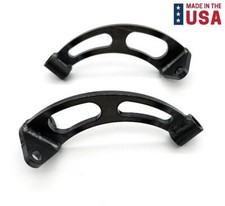 Pair Slotted Headlight Stands Mounts For Hot Rods Custom Steel Frame Mount