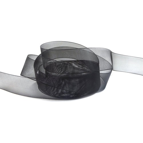 25mm Organza Ribbon Large Wholesale Rolls Of 200 Yards Polyester - 25 Colours - Picture 2 of 26