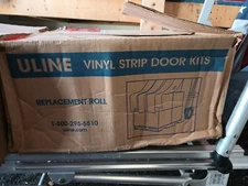 ULINE VINYL STRIP DOOR REPLACEMENT ROLL H-3212 .08." X 150' OPEN BOX FAST SHIP