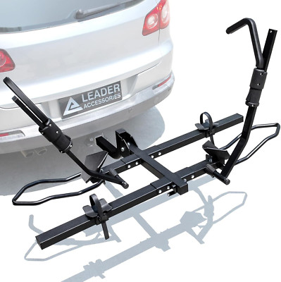 2'' Hitch Bike Rack, Carry 2 Bikes up to 75 Lbs Each for Standard, Fat Tire and E