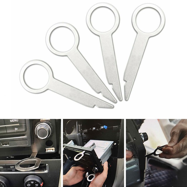 Car Radio Removal Key Pin Tool Auto Stereo Head Unit Audio Tools For