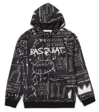 Reason Brand X Jean Michel Basquiat Sweatshirt Black Hoodie Men  s XL New NWT