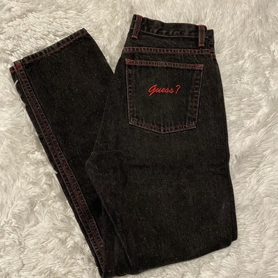 guess red jeans
