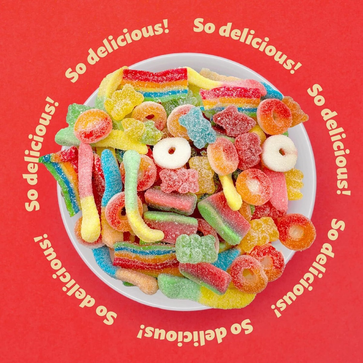 Assorted Sour Mix Gummy Candy, 2 Pound Pack | eBay