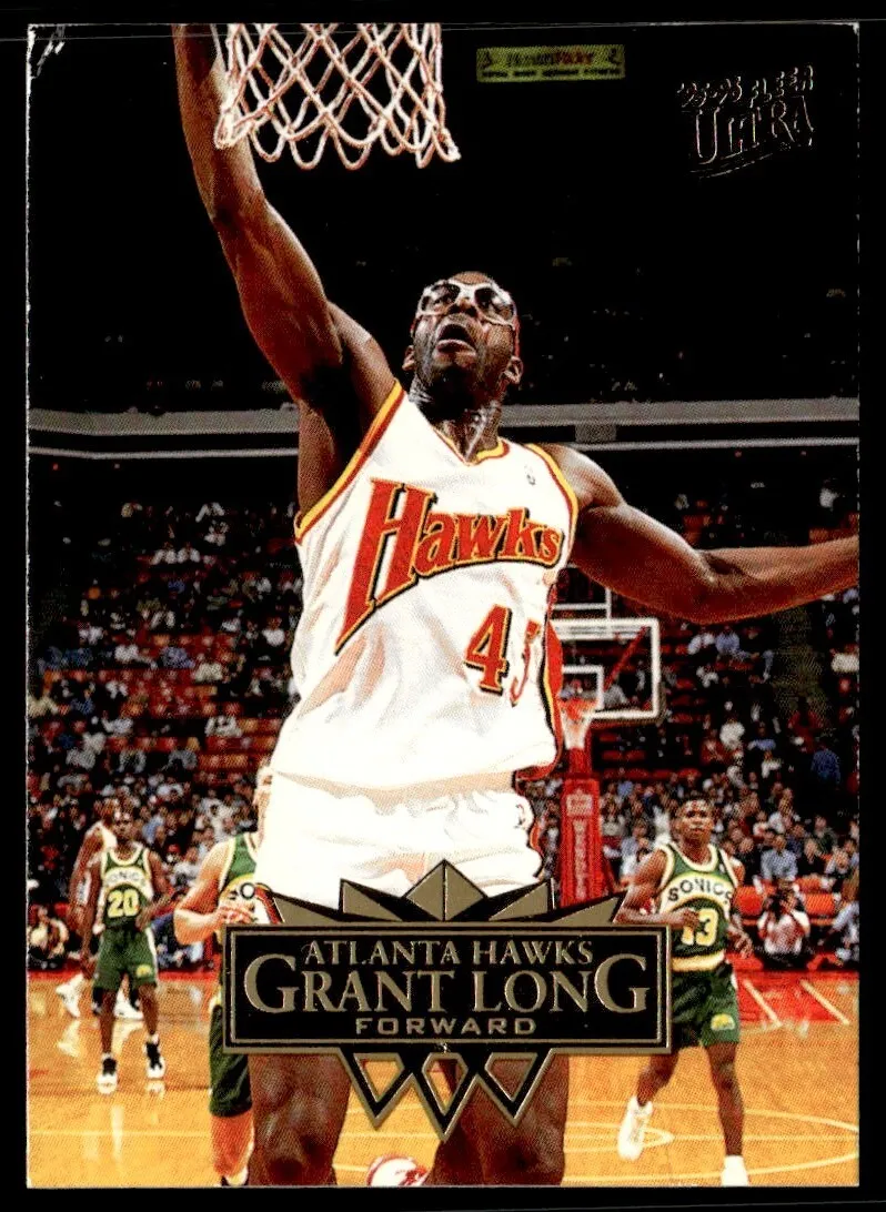 1995-96 Fleer Ultra Grant Long Atlanta Hawks #5
