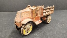 VINTAGE CAST IRON STAKE TRUCK J6