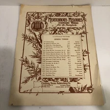 Sheet Music, MEMORIES OF DAYS GONE BY 1922 by Peter Lange Century Music Publish.