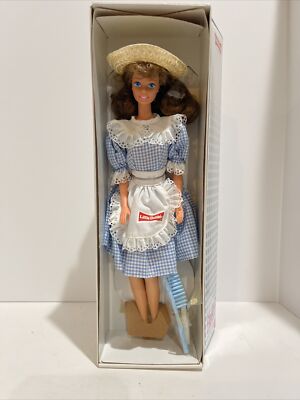 Barbie Little Debbie Doll Original 1992 W/Blue & White Gingham Dress,  Apron, Hat | eBay