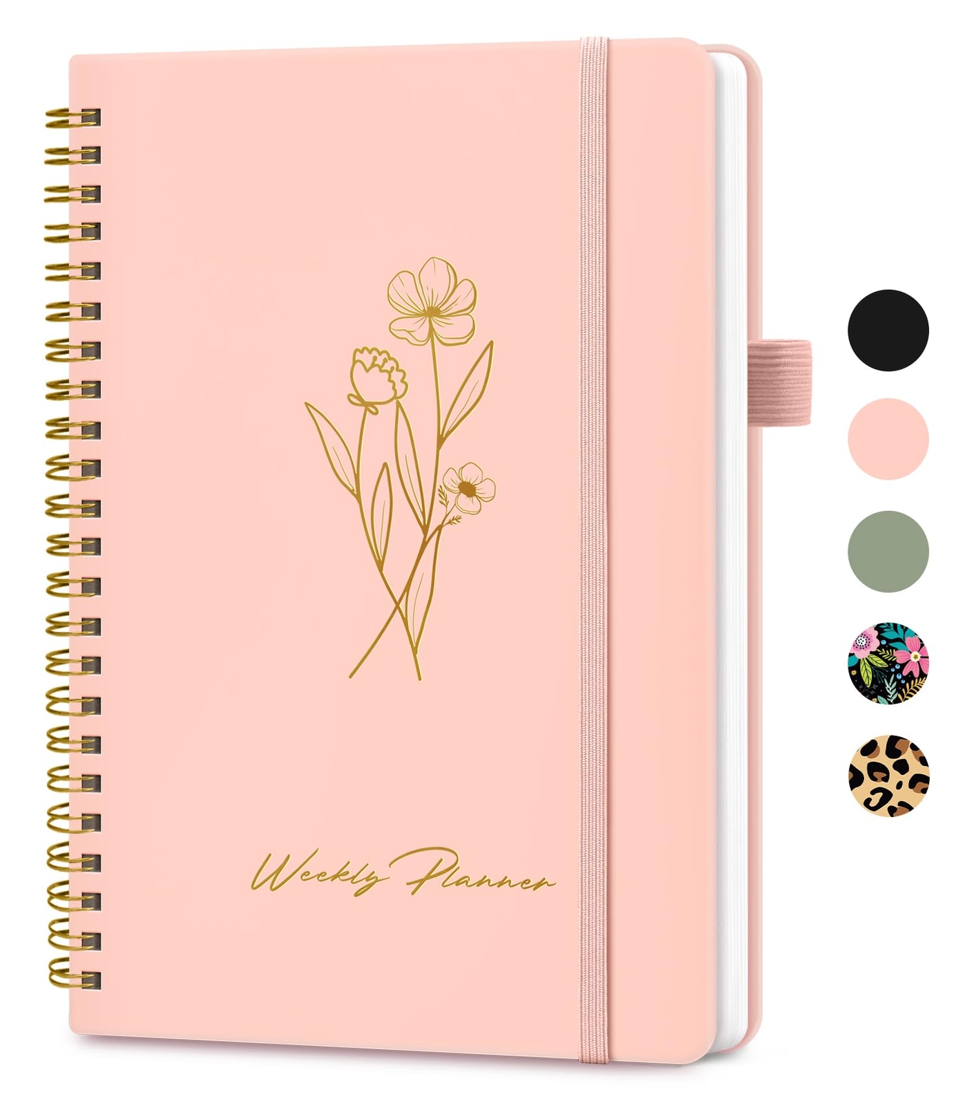 Undated Weekly Planner Weekly To Do List Notebook with Goal & Habit Tracker O...