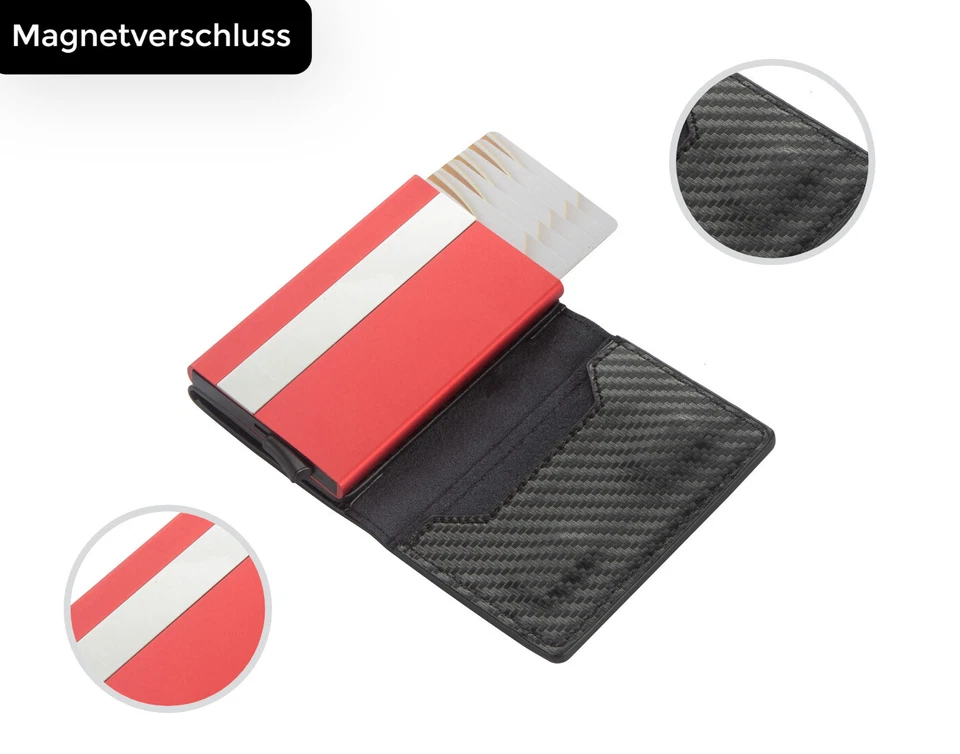 Bonny & Slide Kartenetui Portemonnaie Geldbörse Geldbeutel card holder wallet ❤️ - Bild 4 von 4