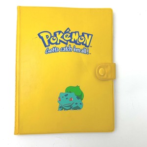 Vintage Pokemon Trading Card Mini Binder Yellow Bulbasaur | eBay