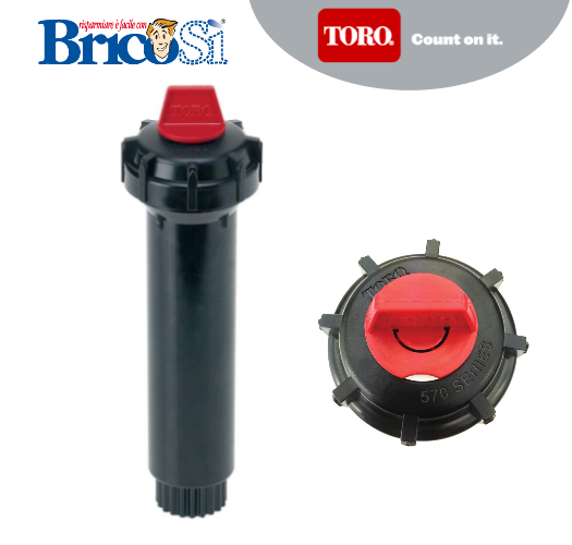 CORPO IRRIGATORE STATICO PORTAUGELLI TORO 570Z ALZATA 7,6CM SENZA UGELLI