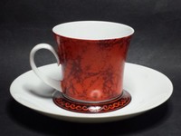 Block Bidasoa Espana-flamenco Espresso Coffee Cup With Saucer Spain Porcelain Block Bidasoa Espana-flamenco Espresso Coffee Cup With Saucer Spain Porcelain