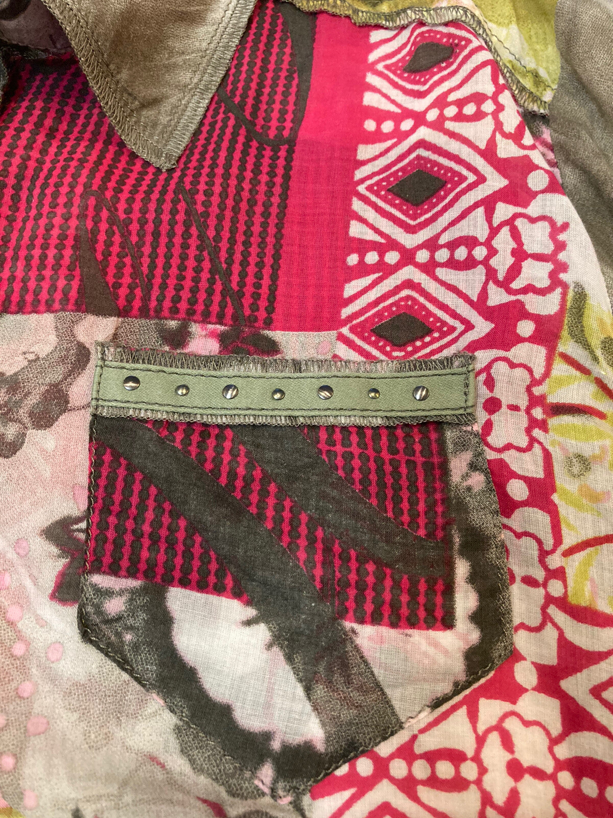 Steilmann Multi Printed Tunic Button up Airy Ligh… - image 9