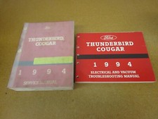 1994 Ford Thunderbird Mercury Cougar Xr-7 Shop Service Repair Wiring Manual