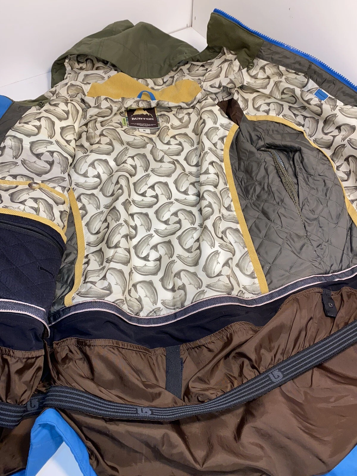 burton dryride thermolite hooded snow boarding ski jacket