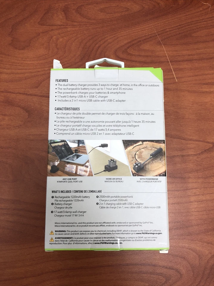 Digipower - Power Adapter - Black Hero Go- OPEN BOX - Image 2 of 4