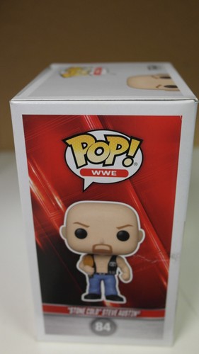 Autographed Funko Pop #84 - WWE - Stone Cold Steve Austin - Wrestler + C.O.A - Picture 5 of 8