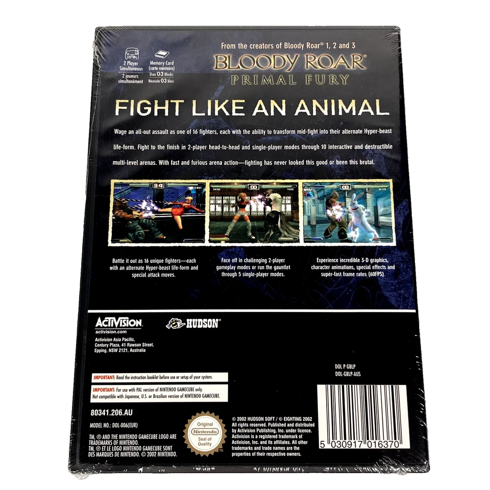 Bloody Roar Primal Fury Nintendo GameCube (2002) PAL Brand New & Sealed - Image 2 of 4