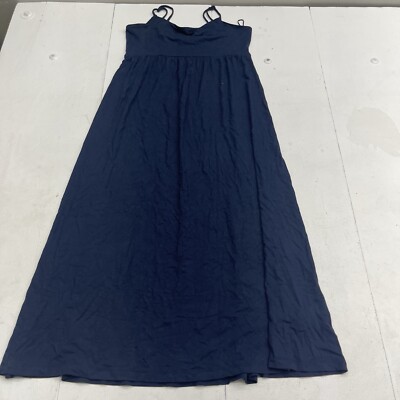 navy blue fit and flare midi dress Bella Dahl Fit & Flare V Neck Midi Dress - Navy Micro Gingham main image 1