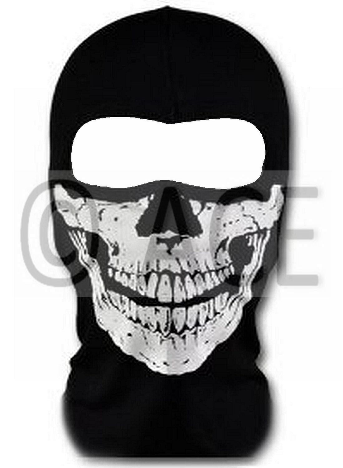 Ghost Mask Skull Balaclava, Cycling Skateboard Warmer