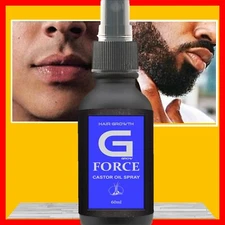 GROWTH FORCE Beard Growth Oil Serum for Men Mustache Facial Hair Grooming
