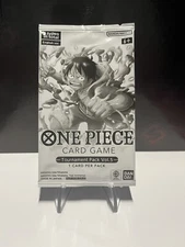One Piece TCG Tournament Pack Vol.5 Booster 1 Card Per Pack Promo Sealed New