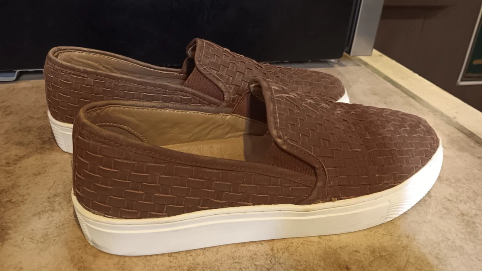 Мокасины для ходьбы Coldwater Creek коричневые тканые кожа размер ЕС 40 (США женские 9) - Изображение 4 из 4