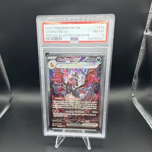 Charizard ex 234/091 SV: Paldean Fates Special Illustration Rare Holo PSA 8