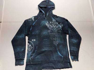 Archaic Hoodie Affliction Style Y2K Cyber Grunge Large Mallcore