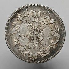 Tarì 20 Grana 1695 NC, Carlo II, Regno Di Napoli Tosone Monete