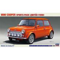 Mini Copper SPORTS-PACK 1998 Kit 1:24 Hasegawa Kit Auto -D- Neues Modell