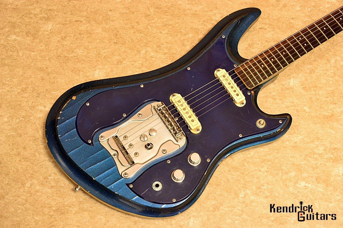 Guyatone 1966 LG-350T Sharp Five / Blue Metallic w/HC Used