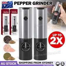 Rechargeable Salt And Pepper Grinder Set Electric Salt And Pepper Mill